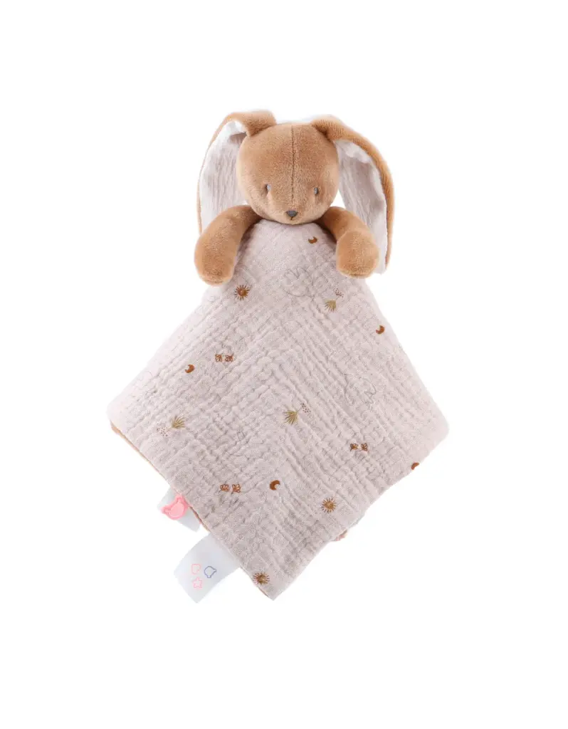 Doudou jour & nuit Moka, caramel/rose | Noukie's
