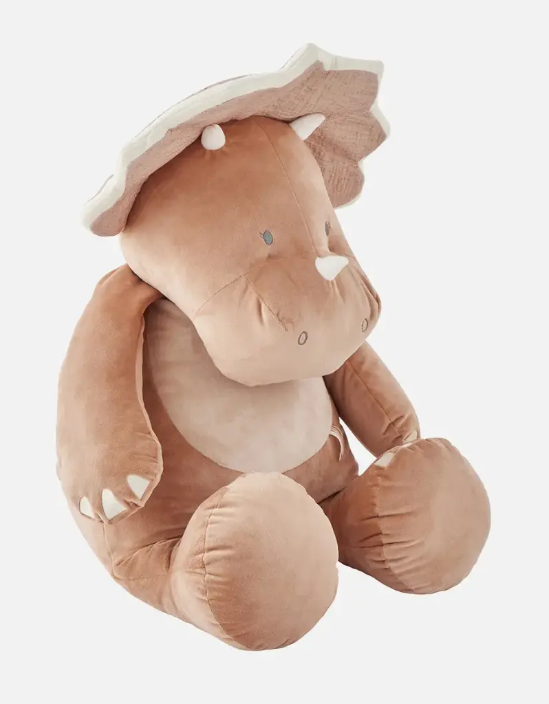 Peluche Popsie en Veloudoux, Rose/Greige - 80 cm | Noukie's