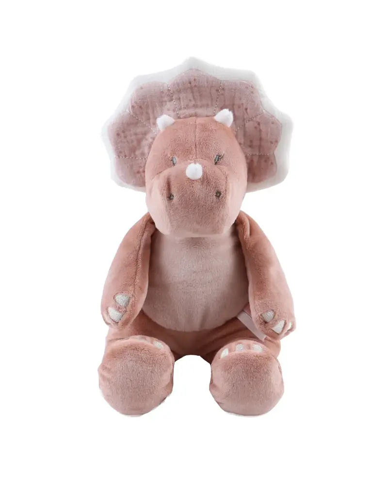 Peluche Popsie en Veloudoux, Rose/Greige - 25 cm | Noukie's