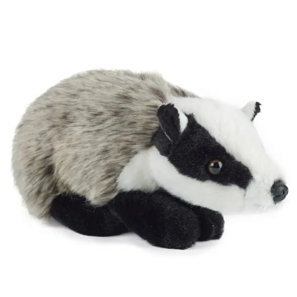 Peluche Blaireau 20 cm  | Living Nature