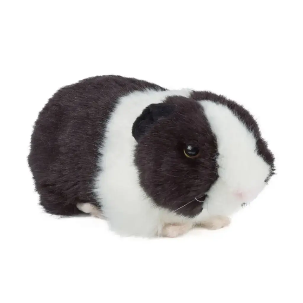 Peluche Cochon d Inde noir sonore | Living Nature