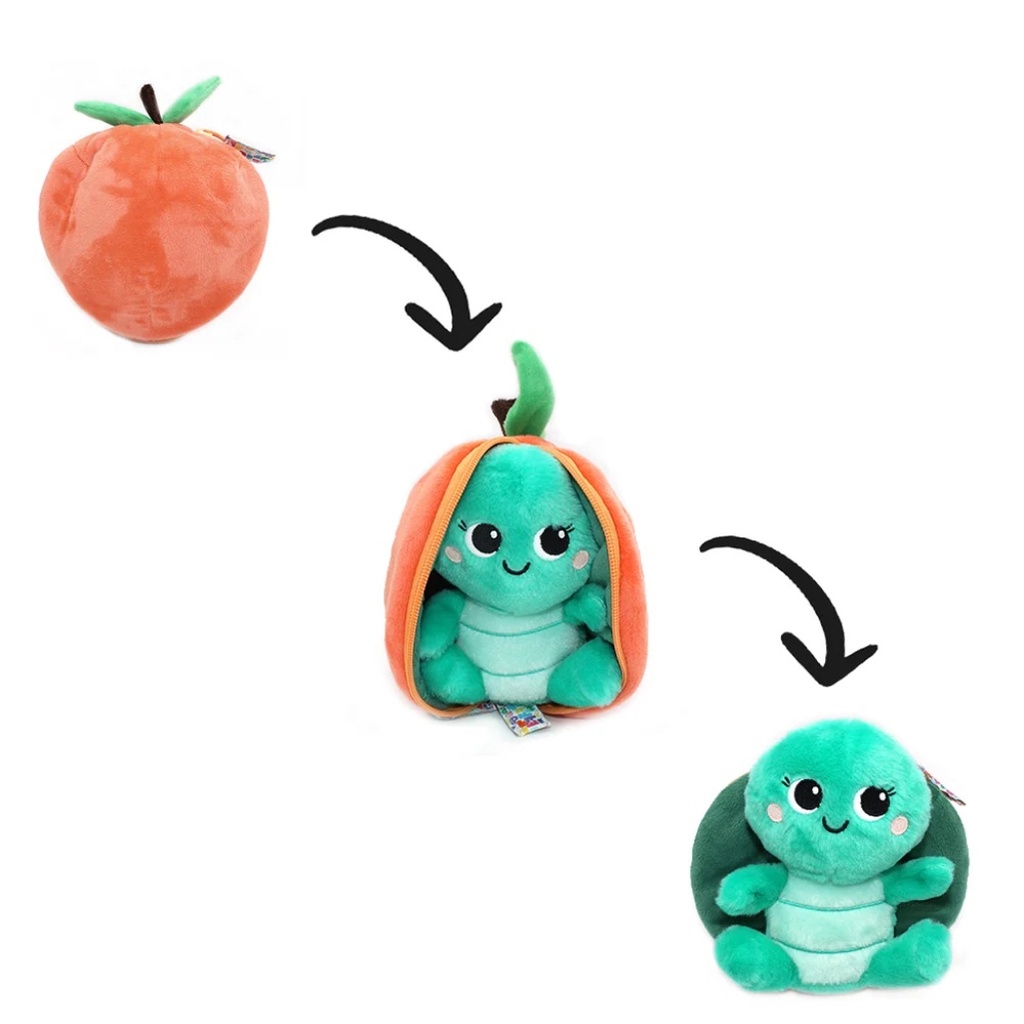 Peluche Corvet la tortue/pêche | Les déglingos