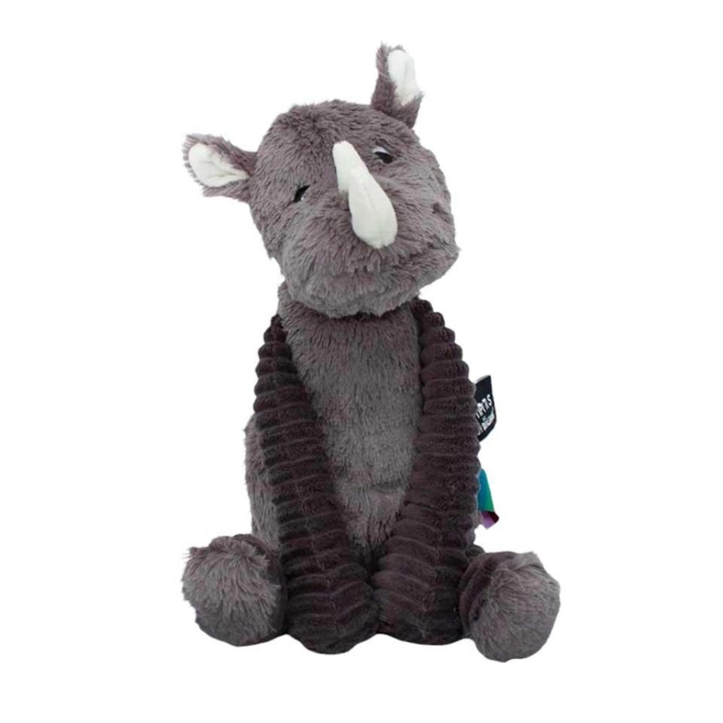 Peluche rhinocéros Grobisou gris | Les déglingos