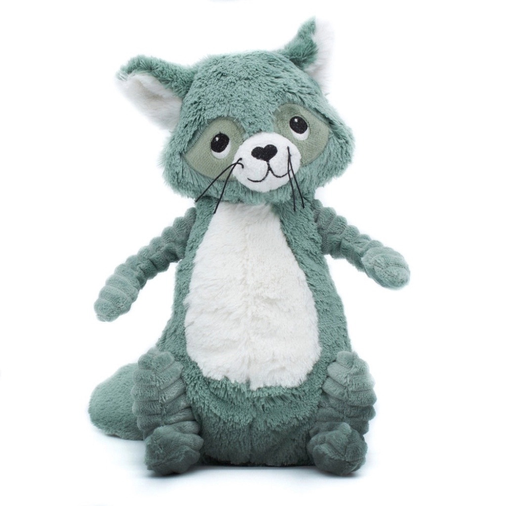 Peluche raton laveur Netoitou vert | Les déglingos