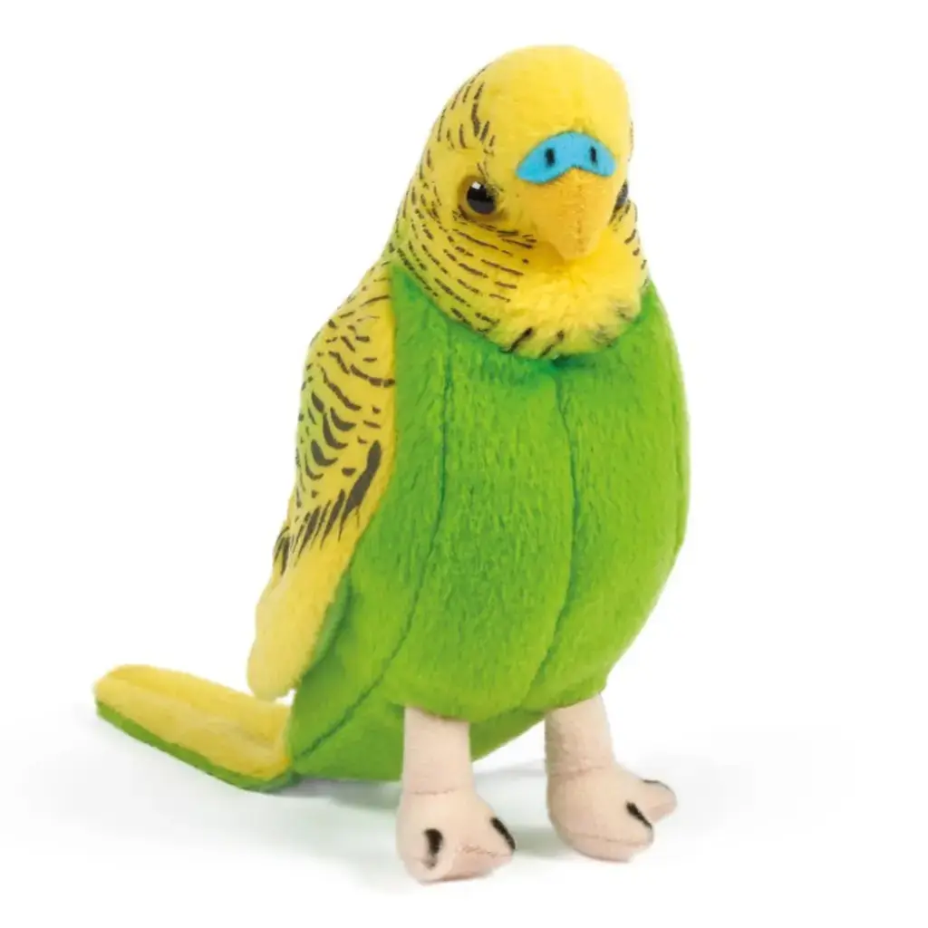 Peluche Perruche jaune sonore | Living Nature