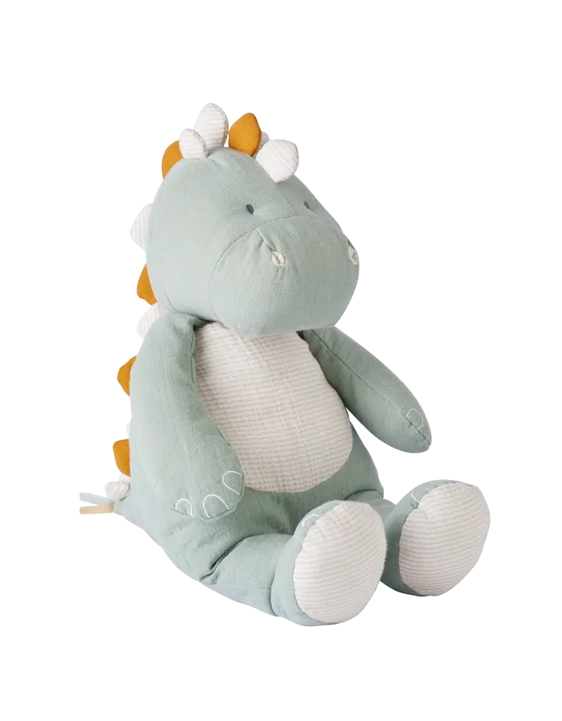 Peluche Stegi en mousseline BIO, eucalyptus - 40 cm | Noukie's