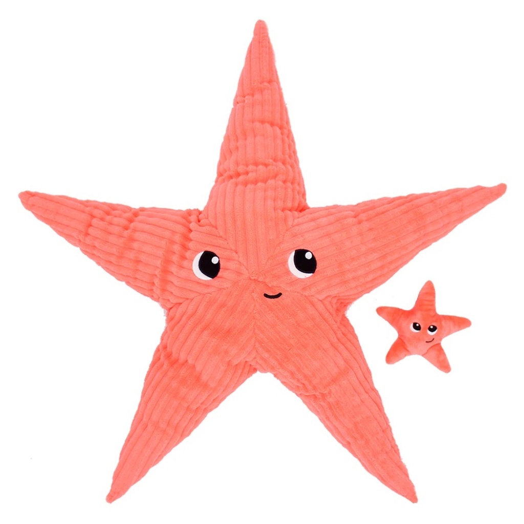 Peluche étoile de mer Wahou maman et son bébé corail | Les déglingos