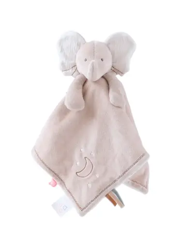 [N2452.18] Doudou jour & nuit Bali, beige/blanc  | Noukie's