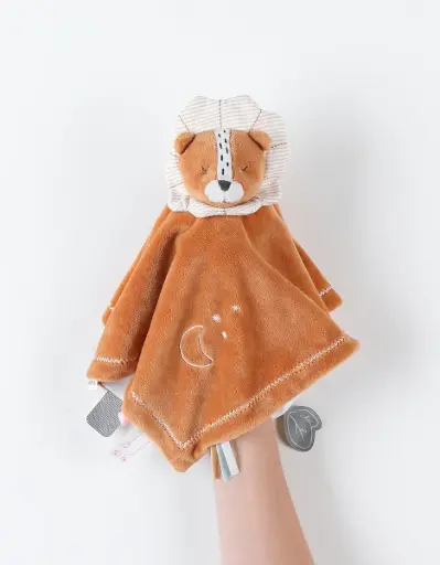 [N2240.18] Doudou jour & nuit Babou, caramel/écru | Noukie's