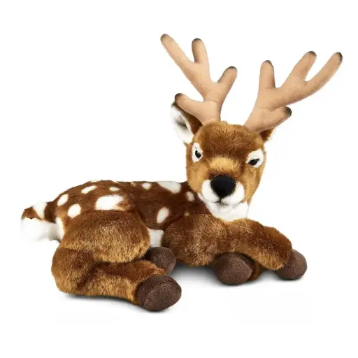 [AN60] Peluche Cerf avec Bois | Living Nature