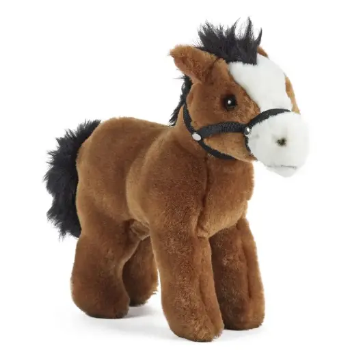 [AN344] Peluche Cheval avec bride | Living Nature