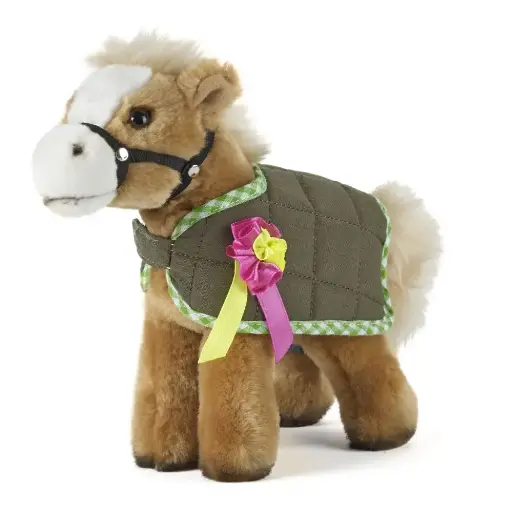 [AN351] Peluche Cheval avec gilet | Living Nature