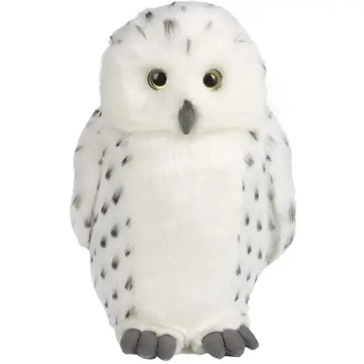[AN71] Peluche Chouette blanche 30 cm | Living Nature