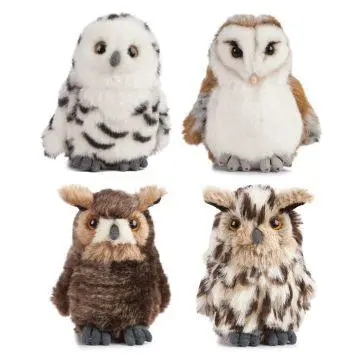 Peluche Chouette 13 cm | Living Nature