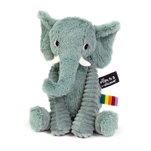 [72802] Peluche éléphant Dimoitou menthe  | Les déglingos