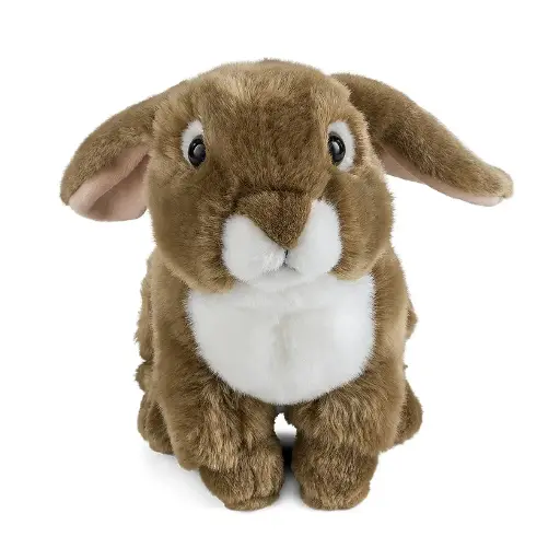 [AN472B] Peluche Lapin brun foncé | Living Nature