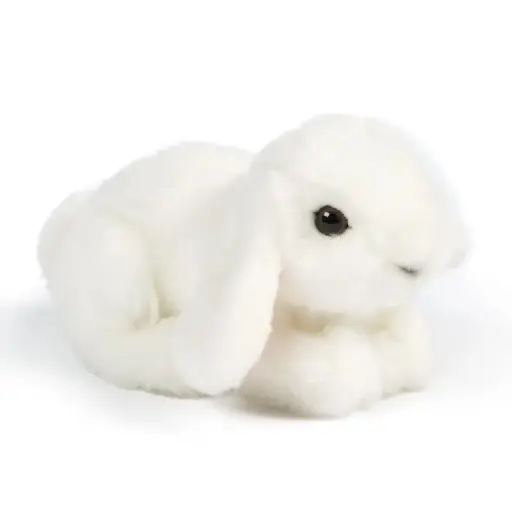 [AN382] Peluche Lapin bélier blanc | Living Nature