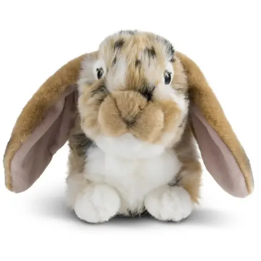 [AN316B] Peluche Lapin bélier brun | Living Nature