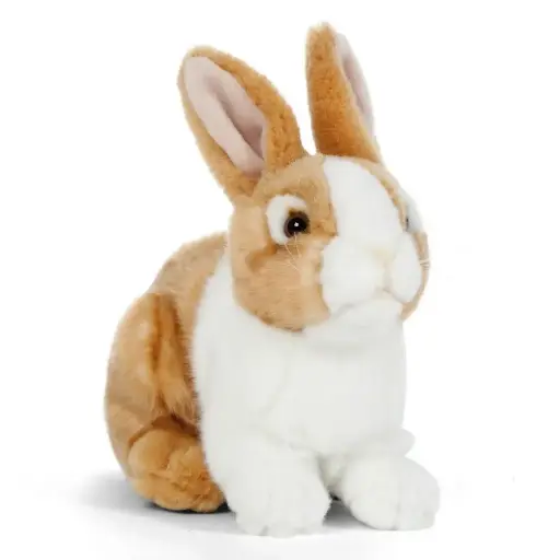 [AN412B] Peluche Lapin de compagnie brun | Living Nature