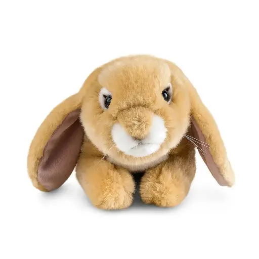 [AN40LB] Peluche Lapin à oreilles tombantes brun clair  | Living Nature