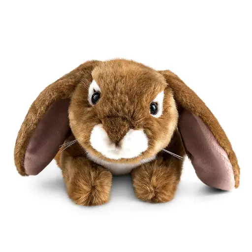 [AN40DB] Peluche Lapin à oreilles tombantes brun | Living Nature