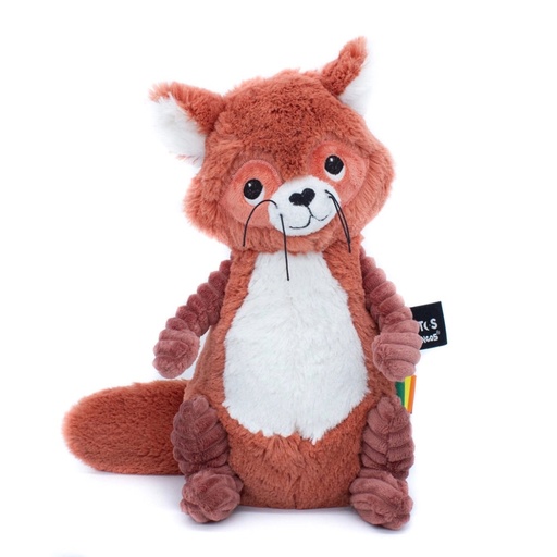 [73402] Peluche raton laveur Netoitou terracotta | Les déglingos