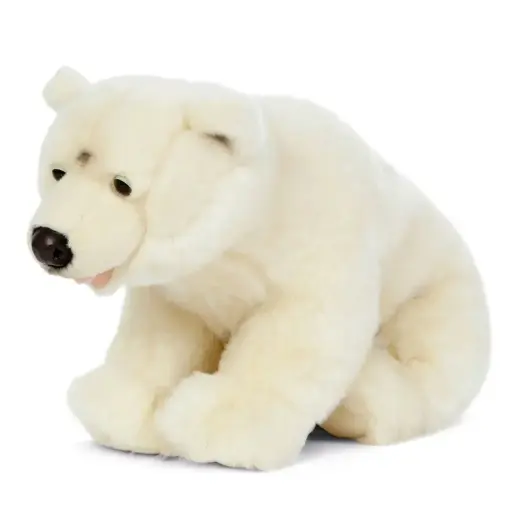 [AN398] Peluche Ours Polaire 45 cm | Living Nature