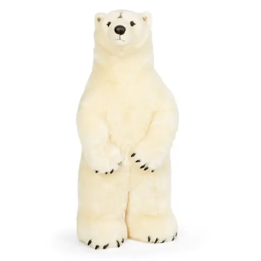 [AN695] Peluche Ours polaire géant debout | Living Nature