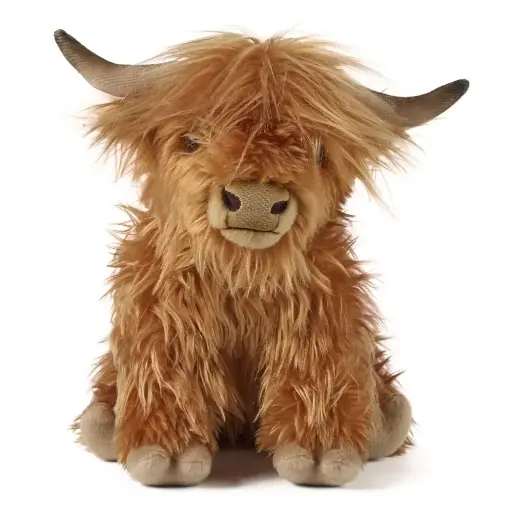 [AN341] Peluche Vache Highland sonore | Living Nature
