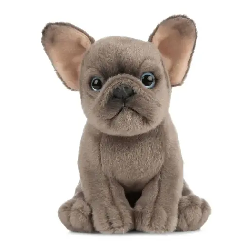 [AN437] Peluche Bouledogue Français 19 cm | Living Nature