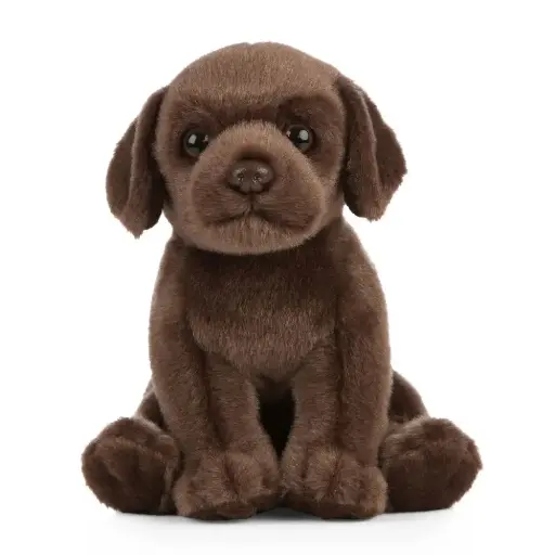 [AN432] Peluche Labrador brun 18 cm | Living Nature