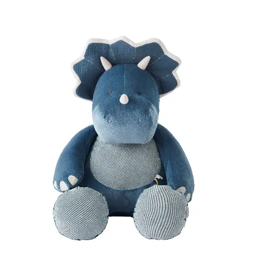 [N2111.80] Peluche Ops en Veloudoux, bleu - 80 cm | Noukie's 