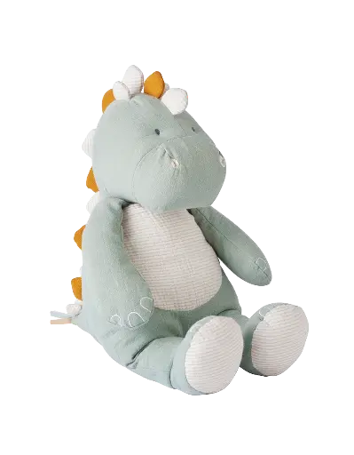 [N2112.40] Peluche Stegi en mousseline BIO, eucalyptus - 40 cm | Noukie's