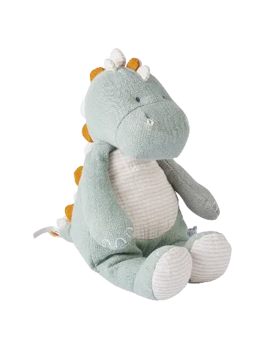 [N2112.25] Peluche T&S STEGI DINO 25 cm, MOUSSELINE BIO | Noukie's