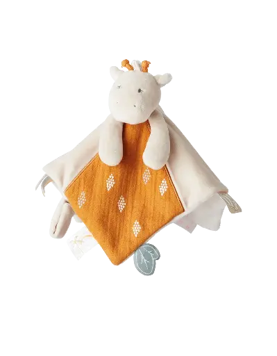 [N2113.19] Doudou Tiga en Veloudoux, beige/ocre | Noukie's