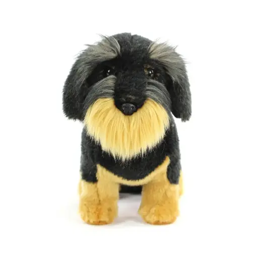 [AN647] Peluche Teckel poil dur | Living Nature